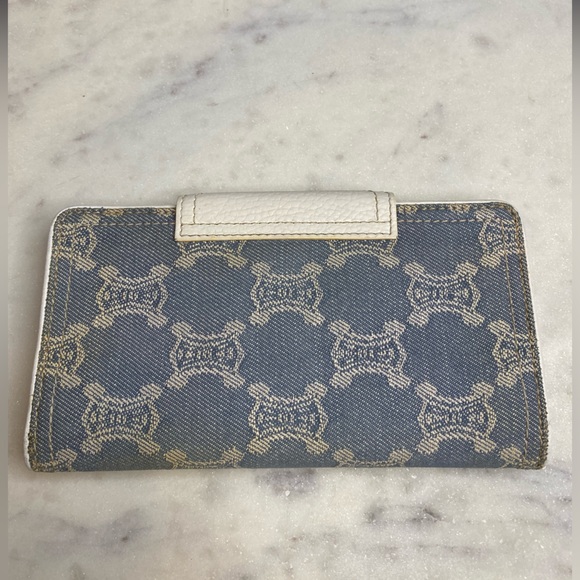Celine Rare Demmind Leather Wallet - Picture 3 of 7